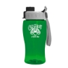 18 Oz. Transparent Bottle w/Quick Snap Lid - Translucent Green