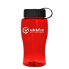 Garyline® Poly+ Jr. Bottle with Tethered Lid - 18 oz. - Translucent Red