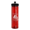 Garyline® Slim Fit Bottle with Push-Pull Lid - 24 oz. - Translucent Red