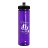 Garyline® Slim Fit Bottle with Push-Pull Lid - 24 oz. - Translucent Violet