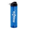 Garyline® Slim Fit Bottle with Flip Lid - 24 oz. - Translucent Blue
