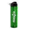 Garyline® Slim Fit Bottle with Flip Lid - 24 oz. - Translucent Green