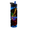 Garyline® Slim Fit Bottle with Flip-Straw Lid - 24 oz. - Translucent Blue