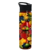 Garyline® Slim Fit Bottle with Pop-Up Lid - 24 oz. - Translucent Red