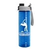 Garyline® Slim Fit Bottle with Quick-Snap Lid - 24 oz. - Translucent Blue