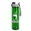 Garyline® Slim Fit Bottle with Quick-Snap Lid - 24 oz. - Translucent Green
