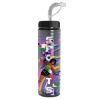 Garyline® Slim Fit Bottle with Straw Lid - 24 oz. - Smoke