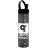Garyline® Slim Fit Bottle with Flip-Straw, Swivel-Handle Lid - 24 oz. - Smoke