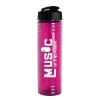 Garyline® Slim Fit Bottle with Flip-Top Lid - 24 oz. - Translucent Fuchsia