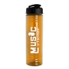 Garyline® Slim Fit Bottle with Flip-Top Lid - 24 oz. - Translucent Orange