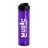 Garyline® Slim Fit Bottle with Flip-Top Lid - 24 oz. - Translucent Violet