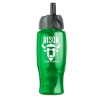 27 Oz. Poly-Pure Sports Bottle w/Flip Straw Lid - Translucent Green