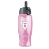 27 Oz. Poly-Pure Sports Bottle w/Flip Straw Lid - Translucent Pink