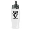 27 Oz. Poly-Pure Sports Bottle w/Flip Straw Lid - White