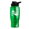Garyline® Poly+ Bottle with Drink-Thru Lid - 27 oz. - Translucent Green