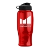 Garyline® Poly+ Bottle with Flip Lid - 27 oz. - Translucent Red