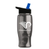 Garyline® Poly+ Bottle with Flip-Straw Lid - 27 oz. - Smoke