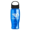 Garyline® Poly+ Bottle with Oval Crest Lid - 27 oz. - Translucent Blue