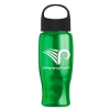Garyline® Poly+ Bottle with Oval Crest Lid - 27 oz. - Translucent Green
