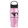 Garyline® Poly+ Bottle with Oval Crest Lid - 27 oz. - Translucent Pink