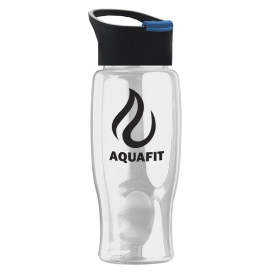 Garyline® Poly+ Bottle with Pop-Up Lid - 27 oz. - Clear