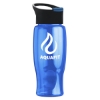 Garyline® Poly+ Bottle with Pop-Up Lid - 27 oz. - Translucent Blue