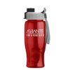 Garyline® Poly+ Bottle with Quick-Snap Lid - 27 oz. - Translucent Red