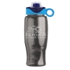 Garyline® Poly+ Bottle with Two-Tone Drink-Thru Lid with Silicone Loop - 27 oz. - Smoke