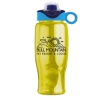 Garyline® Poly+ Bottle with Two-Tone Drink-Thru Lid with Silicone Loop - 27 oz. - Translucent Yellow