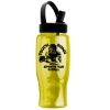 Garyline® Poly+ Bottle with Flip-Straw, Swivel-Handle Lid - 27 oz. - Translusentyellow