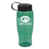 Garyline® Poly+ Bottle with Tethered Lid - 27 oz. - Translucent Teal
