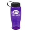 Garyline® Poly+ Bottle with Tethered Lid - 27 oz. - Translucent Violet