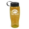 Garyline® Poly+ Bottle with Tethered Lid - 27 oz. - Translucent Yellow