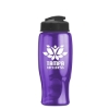 27 Oz. Poly-Pure Transparent Bottle w/Flip Lid - Translucent Violet