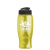 27 Oz. Poly-Pure Transparent Bottle w/Flip Lid - Translucent Yellow