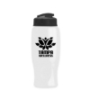 27 Oz. Poly-Pure Transparent Bottle w/Flip Lid - White