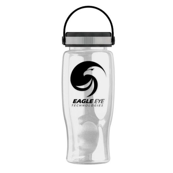 Garyline® Poly+ Bottle with Grip Lid - 27 oz. - Clear