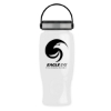 Garyline® Poly+ Bottle with Grip Lid - 27 oz. - White