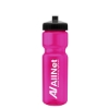 Garyline® Champ Bottle with Push-Pull Lid - 28 oz. - Translucent Hot Pink