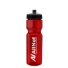 Garyline® Champ Bottle with Push-Pull Lid - 28 oz. - Translucent Red