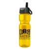 Garyline® Champ Bottle with Ring-Straw Lid - 28 oz. - Translucent Yellow