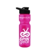 Garyline® Champ Bottle with Drink-Thru Lid - 28 oz. - Translucent Hot Pink