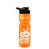 Garyline® Champ Bottle with Drink-Thru Lid - 28 oz. - Translucent Orange