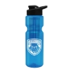 Garyline® Champ Bottle with Drink-Thru Lid and Infuser - 28 oz. - Translucent Blue