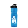 Garyline® Champ Bottle with Flip Lid - 28 oz. - Translucent Blue