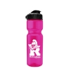 Garyline® Champ Bottle with Flip Lid - 28 oz. - Translucent Hot Pink