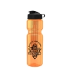 Garyline® Champ Bottle with Infuser and Flip Lid - 28 oz. - Translucent Orange