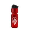 Garyline® Champ Bottle with Infuser and Flip Lid - 28 oz. - Translucent Red