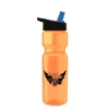 Garyline® Champ Bottle with Flip-Straw Lid - 28 oz. - Translucent Orange
