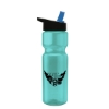 Garyline® Champ Bottle with Flip-Straw Lid - 28 oz. - Translucent Teal